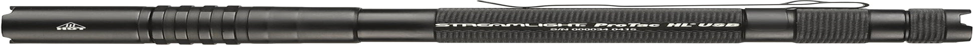 Streamlight 88052 Protac HL USB 1000-Lumen Multi-Fuel USB Rechargeable Professional Tactical Flashlight with USB Cable, and Holster, Black, Box