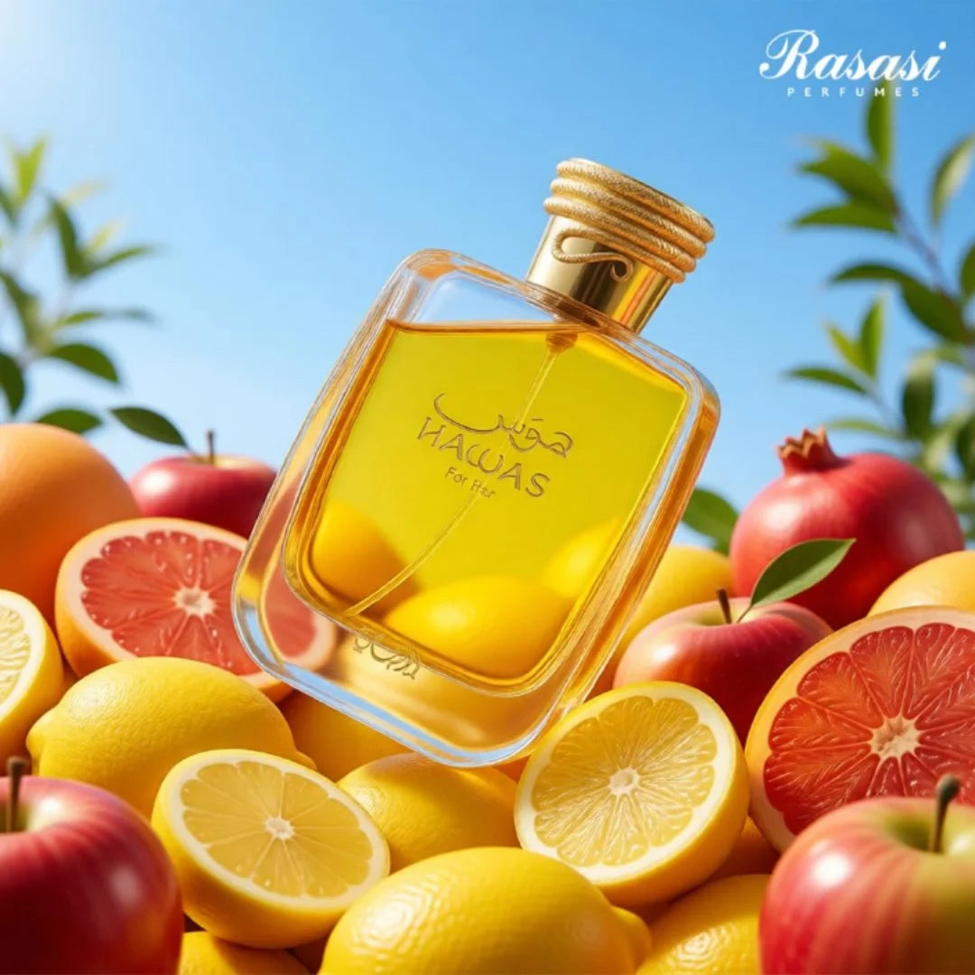 RASASI Hawas For Her - Eau de Parfum 100ML (3.4 OZ) - Premium Arabian Perfume For Women, A Signature Women Perfume Long-Lasting Fragrance For All Day