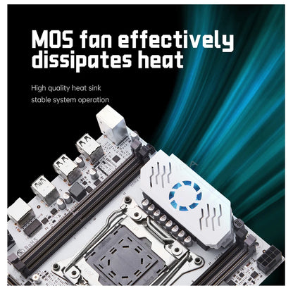 QIYIDA X99 motherboard D4 TPM2.0 LGA 2011 3 with M.2 slot Support X99 C612chip DDR4 Memory SATA3.0 USB3.0 PCI16X