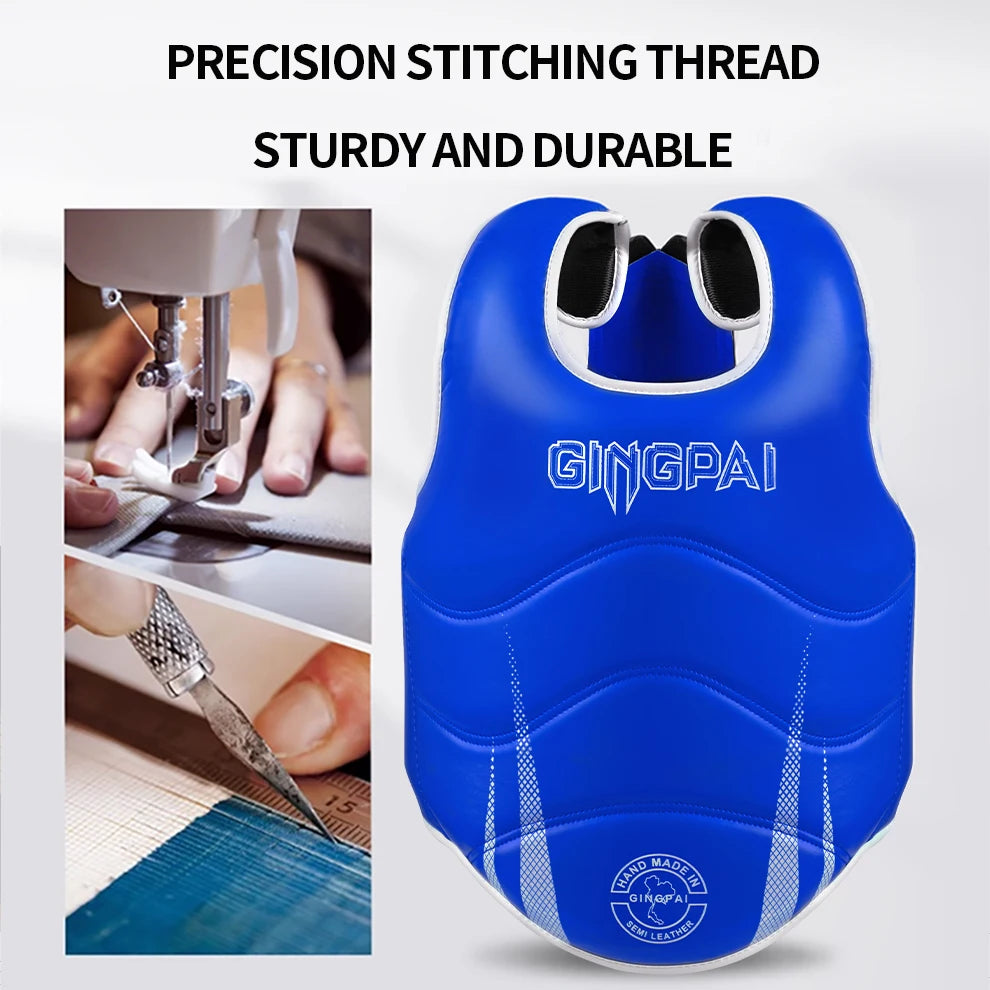 Boxing Chest Guard MMA Kickboxing Body Protector Martial Arts Rib Shield Taekwondo Training Vest Armour Heavy Punch Uniform ﻿