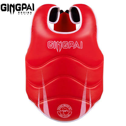 Boxing Chest Guard MMA Kickboxing Body Protector Martial Arts Rib Shield Taekwondo Training Vest Armour Heavy Punch Uniform ﻿
