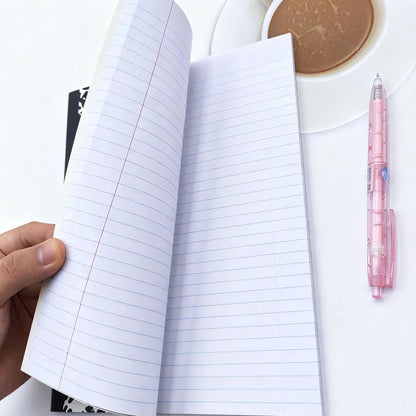 Colorful Marble Print Composition Notebook, Wide Rule Paper Journal,Essential School & Office Stationery for Students and Adults