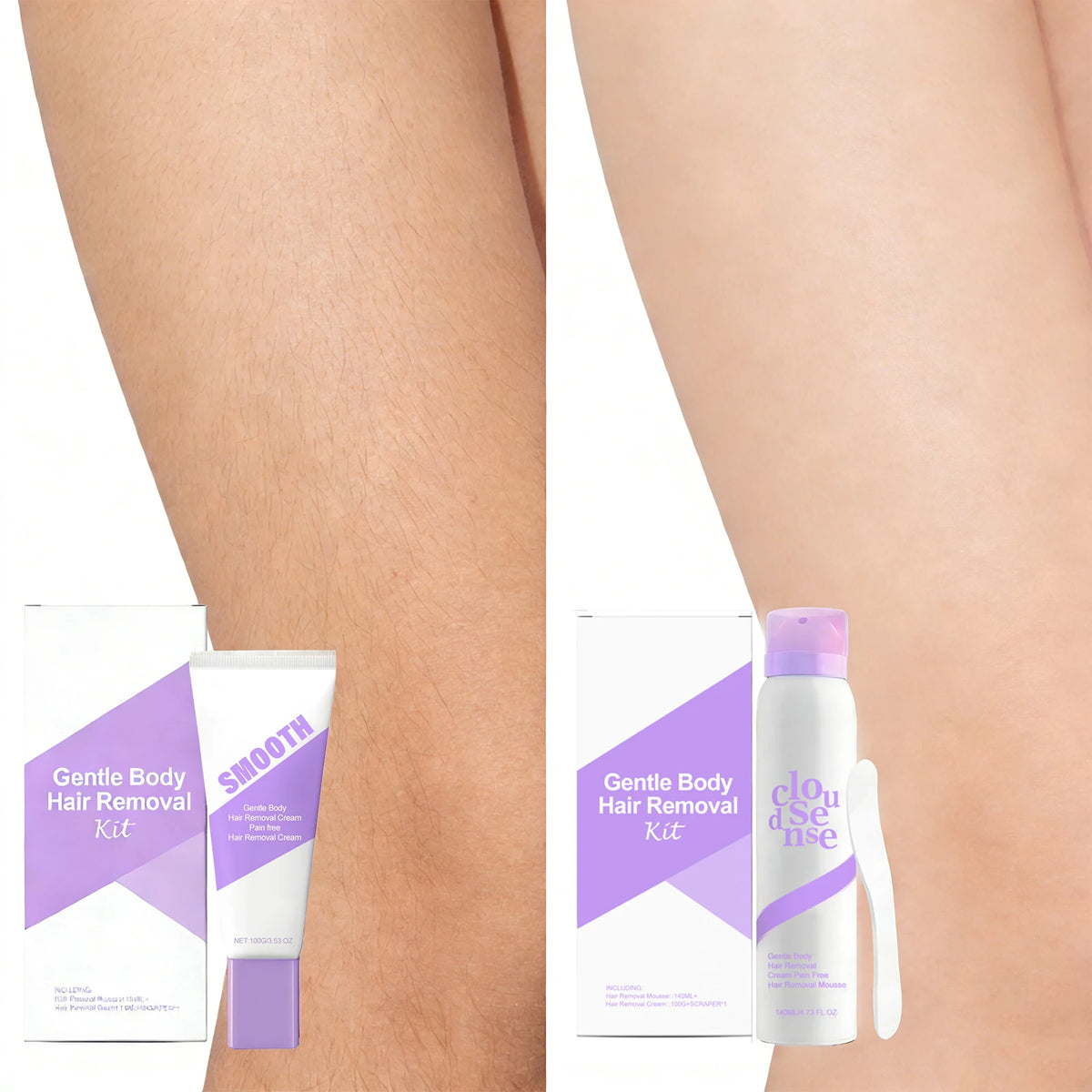 Painless Hair Removal Set for Underarm Private Body Leg Gentle Non-irritating Smooth Hair Growth Inhibitor Body Care for Women