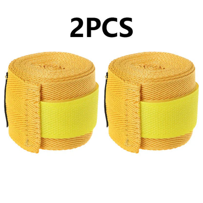 2PCS 1.5/2/3/5M Boxing Training Bandages Cotton Sports Bandages Sanda Kick Boxing Mma Hand Gloves Wraps Belt Boxing Sports Strap