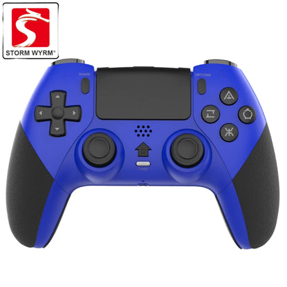 STORM WYRM Wireless Gamepad Controller for PS4 With Motorized Vibration Body Sensing 6-Axis Continuous Firing Function T29