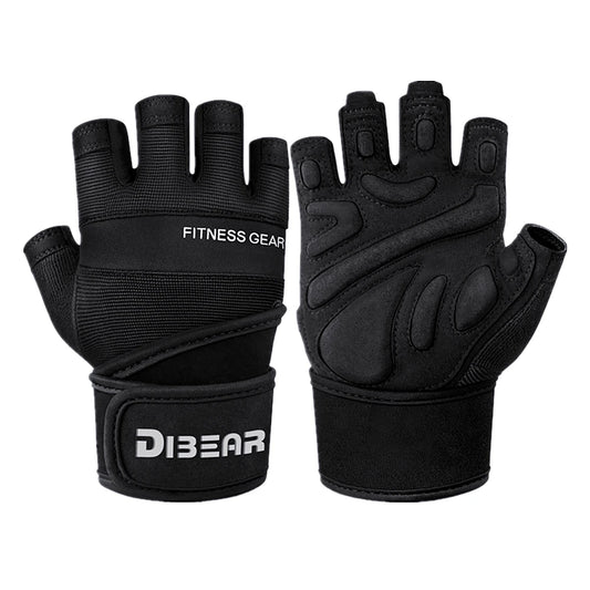 Bodybuilding Gym Gloves Powerlifting Dumbbell Kettlebell Crossift Training Fitness Gloves For Man Women Home Workout