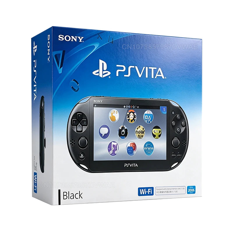 Original Sony PSVita 2000 PS Vita 2000 Slim Console With PKGJ Store Free Games 64GB/128GB Memory Card PSV2000
