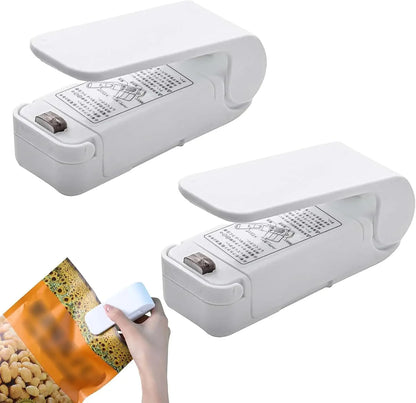Mini Heat Bag Seal Machine Thermal Plastic Food Package Sealer Airtight Storage for Kitchen Home Preservation