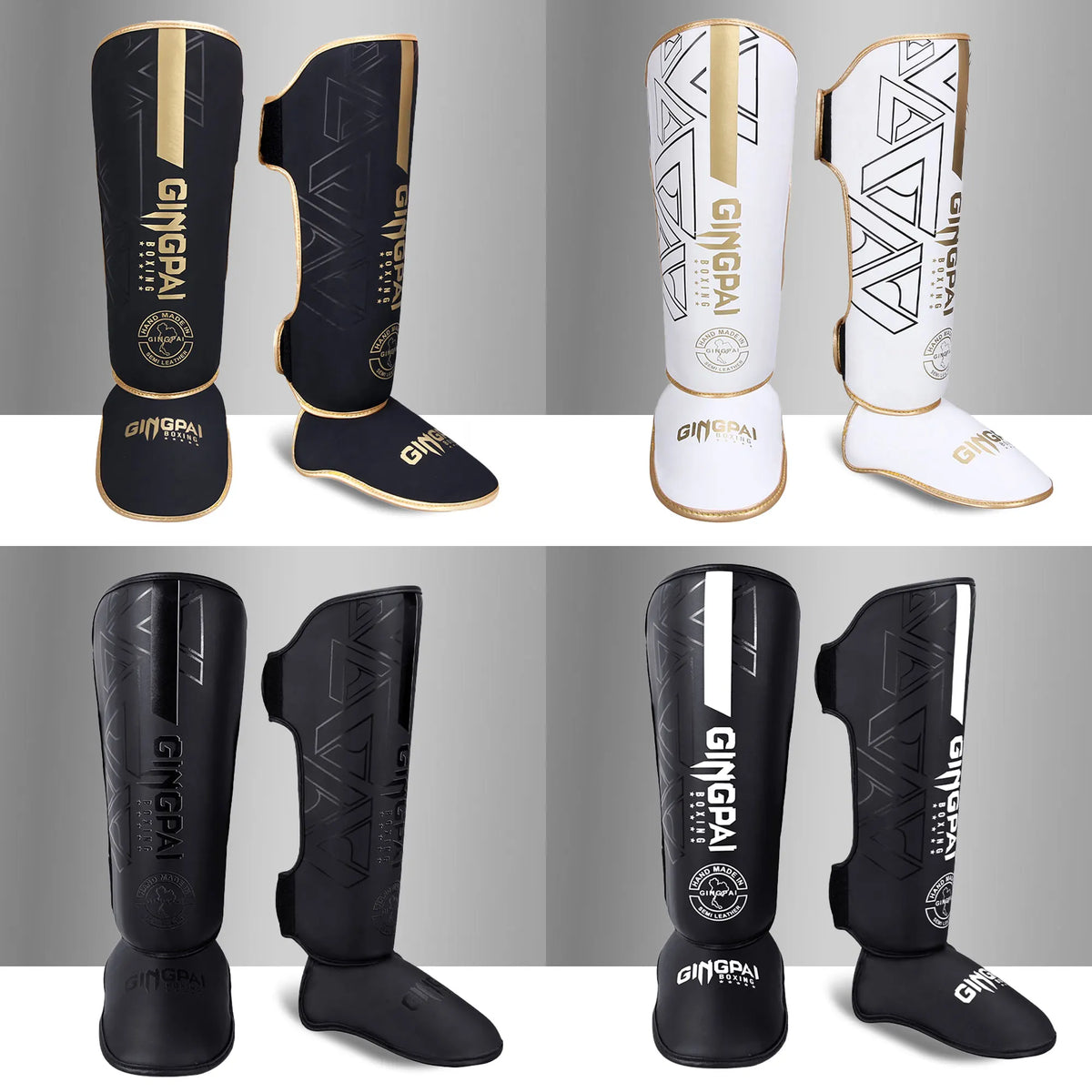 1 Pair MMA Boxing Muay Thai Shin Guards Kickboxing Leg Support Shield Equipment Karate Ankle Foot Protection Ankle Legging