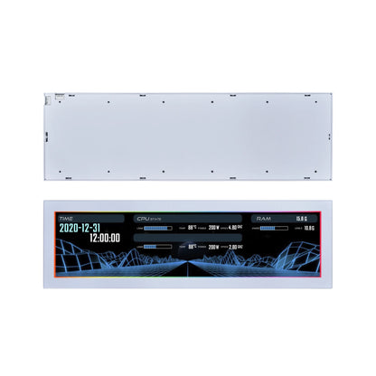 LIAN LI 8.8 Inch Universal Screen 1920x480 Resolution IPS LCD Display for PC Case (SM088X/SM088W)