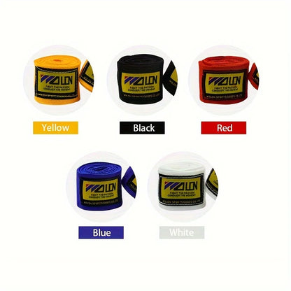 2PCS 1.5/2/3/5M Boxing Training Bandages Cotton Sports Bandages Sanda Kick Boxing Mma Hand Gloves Wraps Belt Boxing Sports Strap