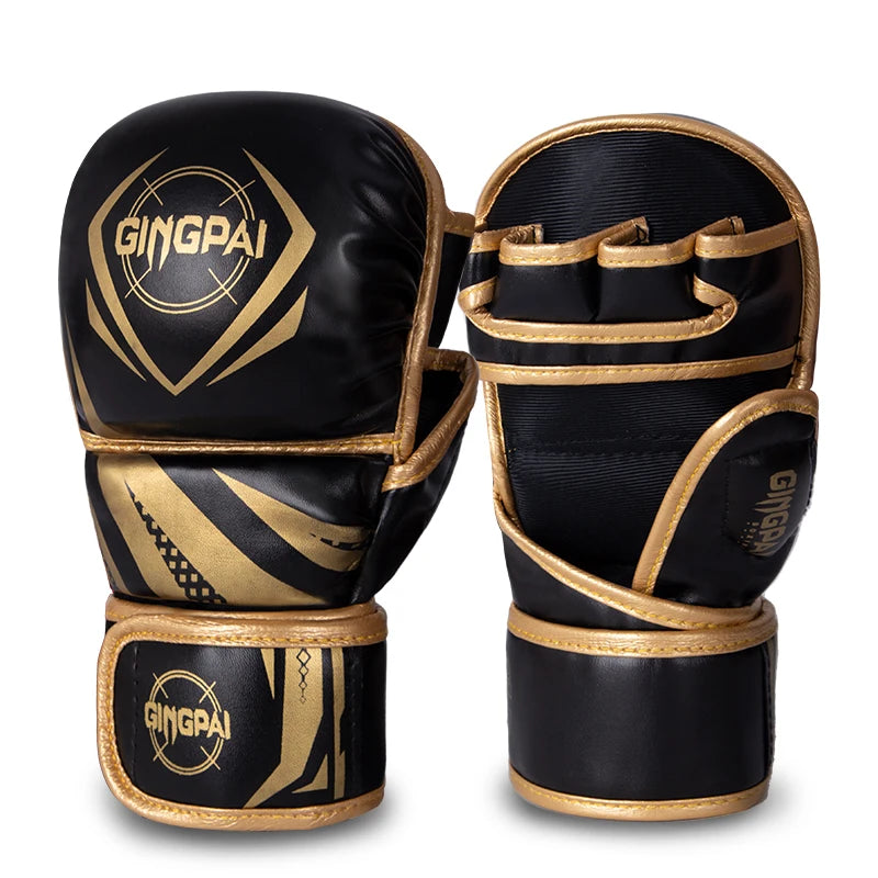 Professional MMA Boxing Gloves Half Finger Boxing Set for Children and Adults Thickened Muay Thai Fighting Sandbags for Men and