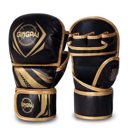 Professional MMA Boxing Gloves Half Finger Boxing Set for Children and Adults Thickened Muay Thai Fighting Sandbags for Men and